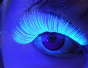 Fluorescencyjne sztuczne rzęsy!